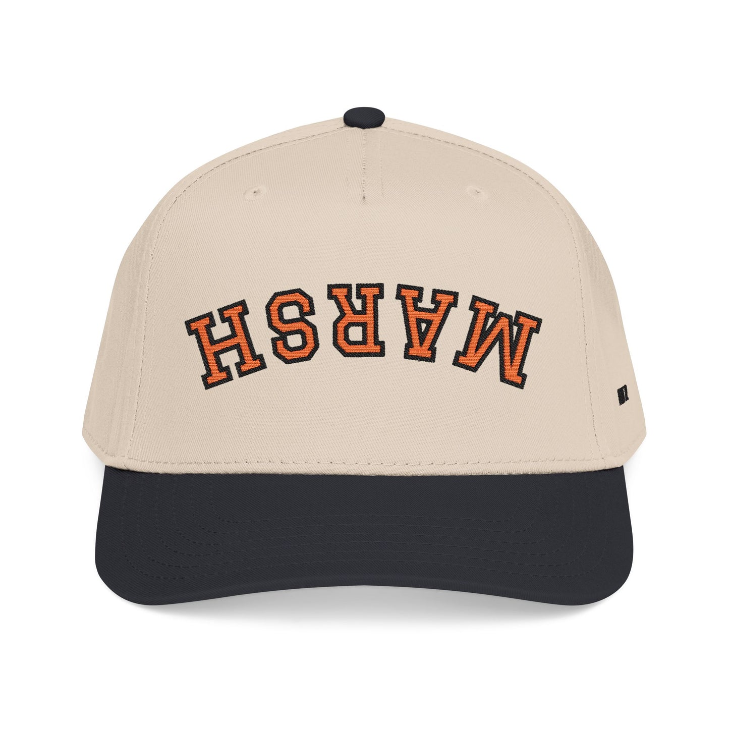 UPSIDE DOWN MARSH HAT-BLACK/ORANGE