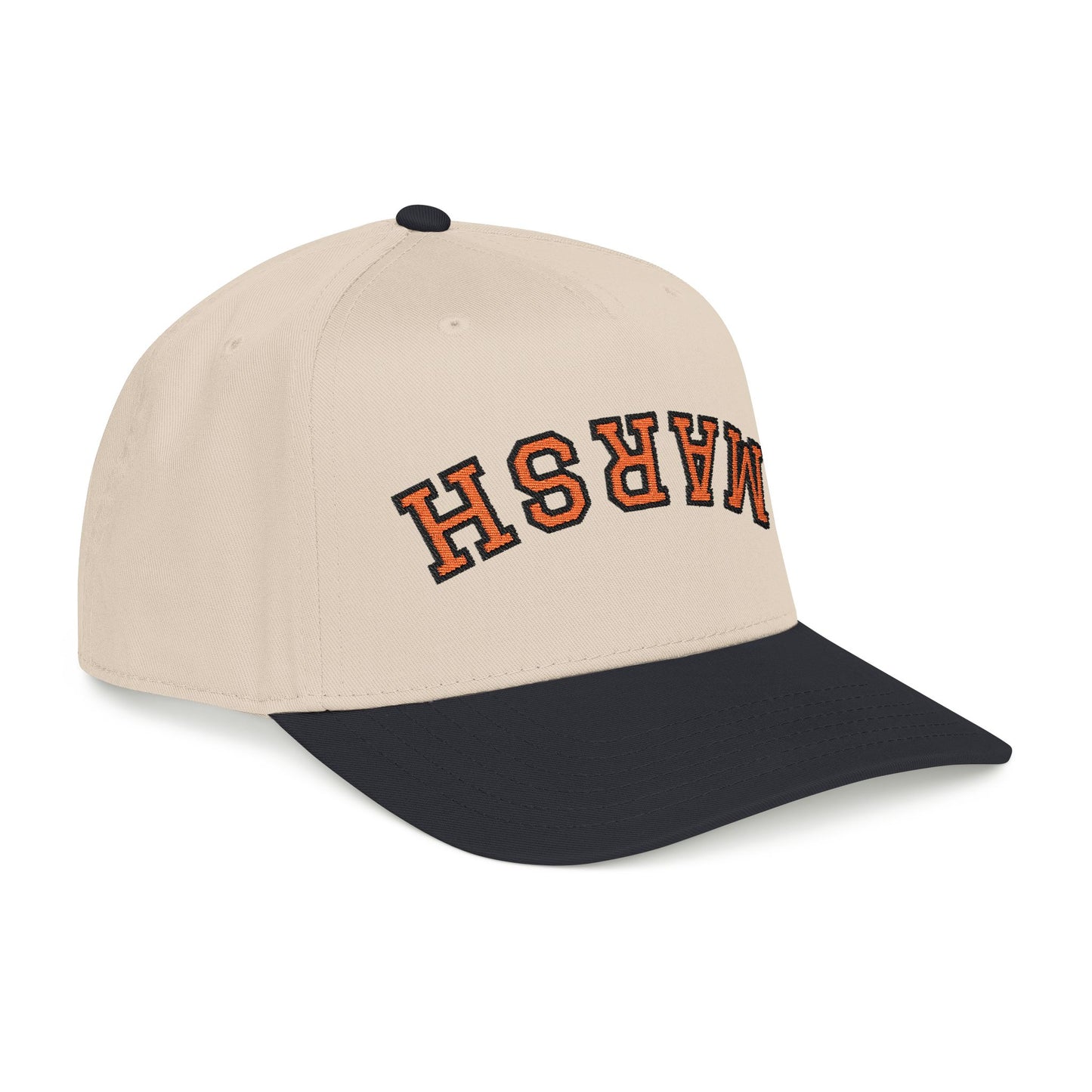 UPSIDE DOWN MARSH HAT-BLACK/ORANGE